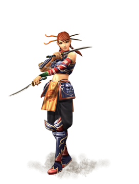 Ninja — official Metin2 character render, masked assassin with twin daggers