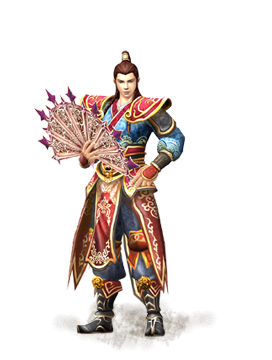 Shaman — official Metin2 character render with war fan